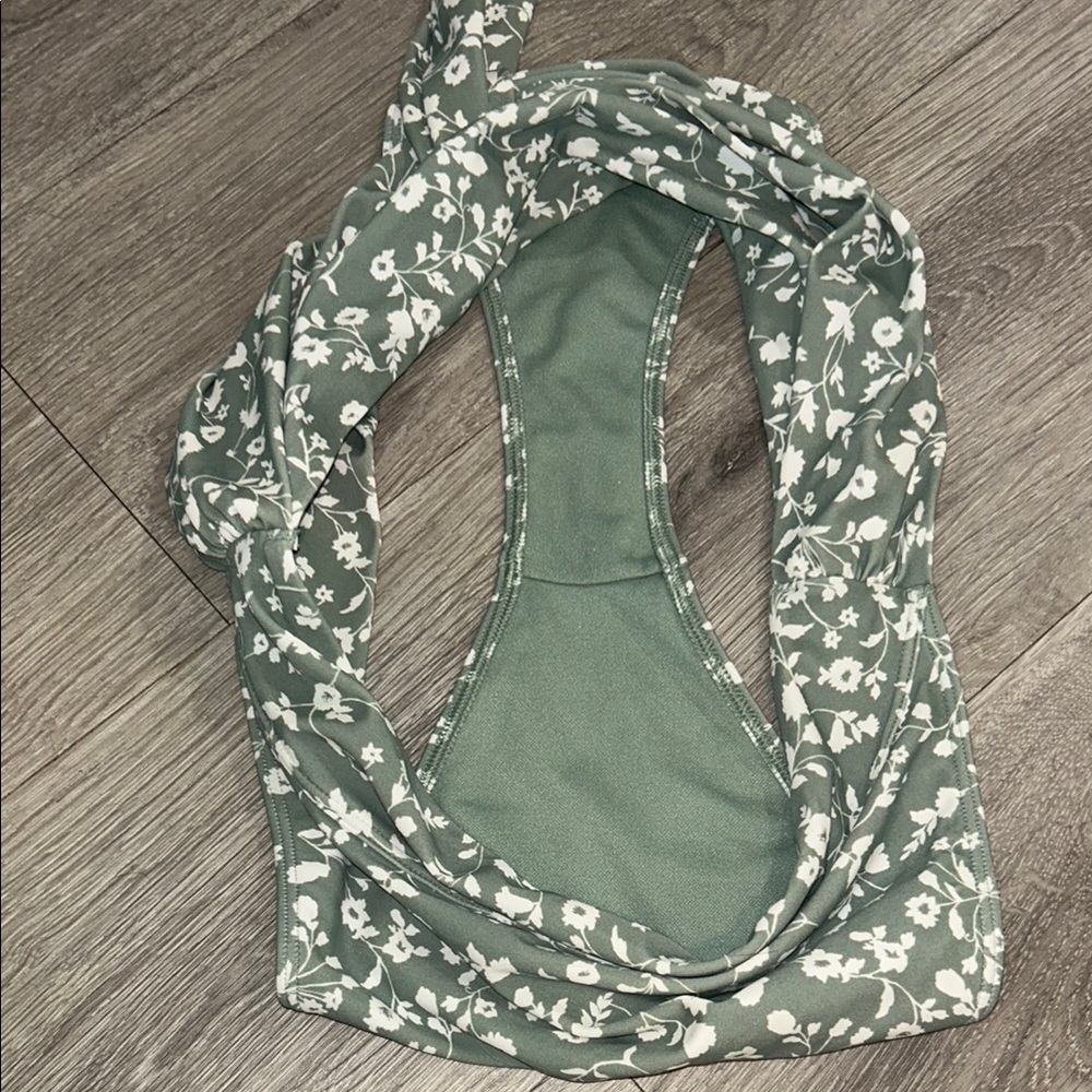 Abercrombie & Fitch Green Floral Bikini Bottom - Picture 5 of 5